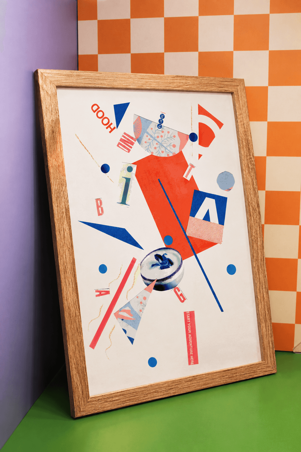 Less Paper, More Composition: Minimalist Collage