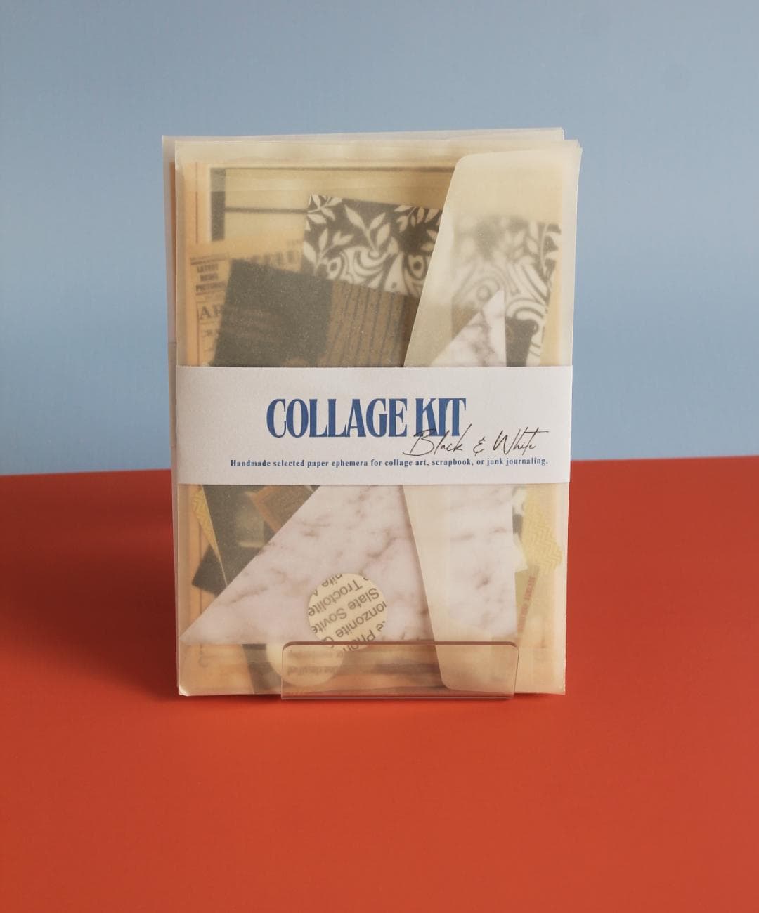 Small Collage Kit | Paper Ephemera Pack Themes: Botanical, Pastel, Black & White (12.5x18cm)