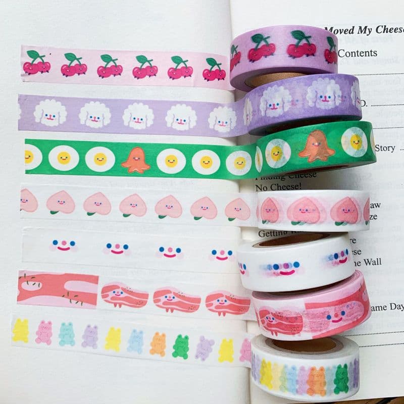 Junk Journal Washi Tape, Kawaii Collection