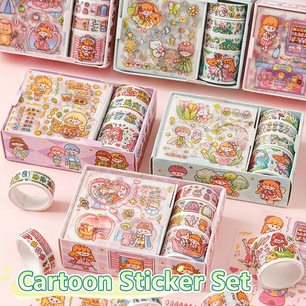Kids Sticker and Washi Gift Box